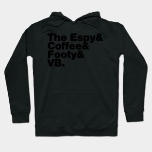 Melbourne (VB black print) Hoodie